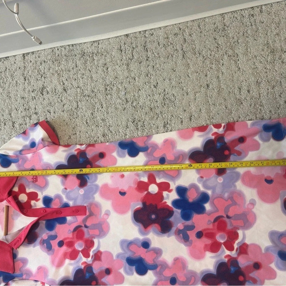 Juicy Couture NWOT cute dress size M floral, almost 70’s feel! Larger fun collar - Picture 7 of 9